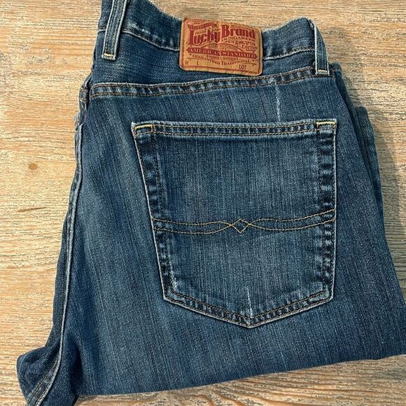 Men’s Lucky Vintage Straight Jeans size 36 - Picture 3 of 7